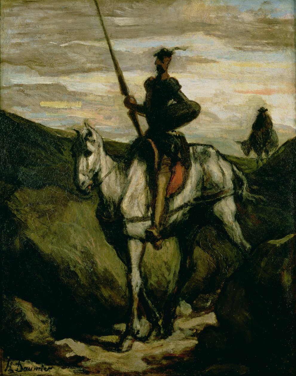 Don Kichot autorstwa Honoré Daumier