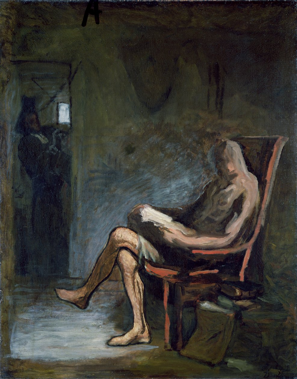 Czytanie Don Kichota autorstwa Honoré Daumier