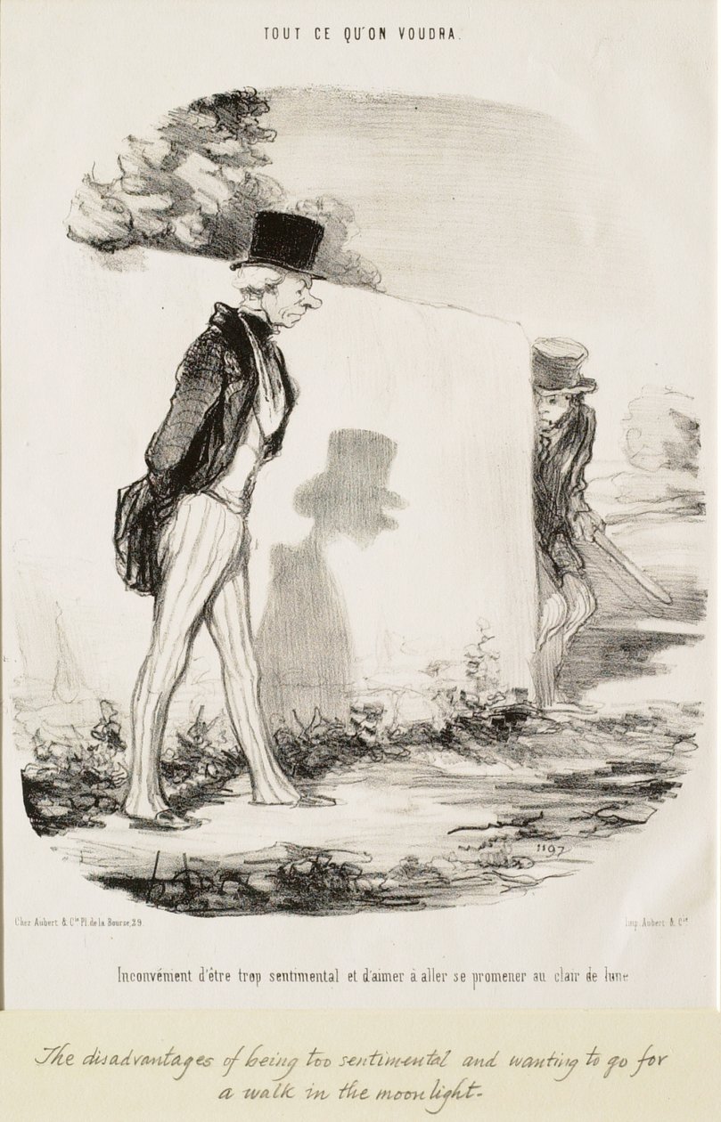 Wada zbytniego sentymentalizmu... autorstwa Honoré Daumier