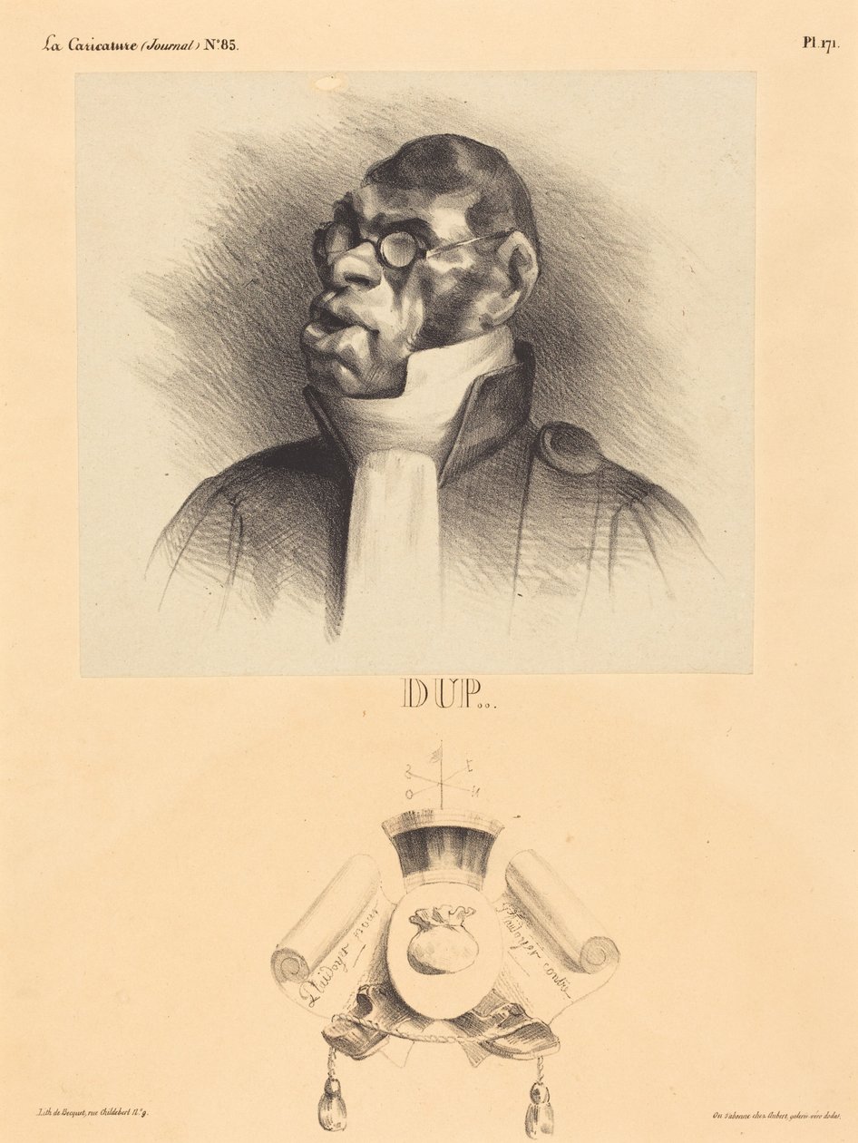 Dupin starszy autorstwa Honoré Daumier