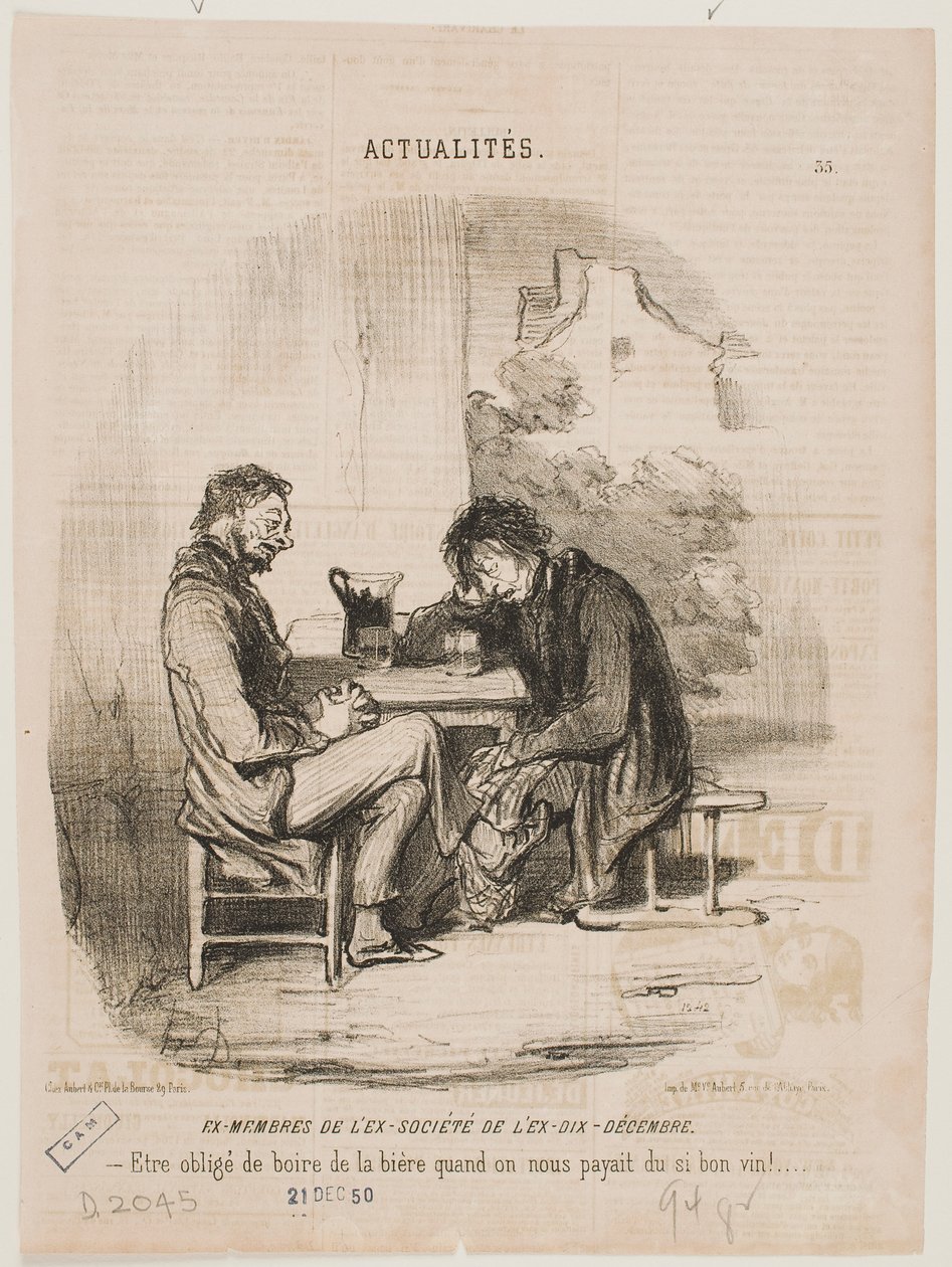Byli członkowie autorstwa Honoré Daumier