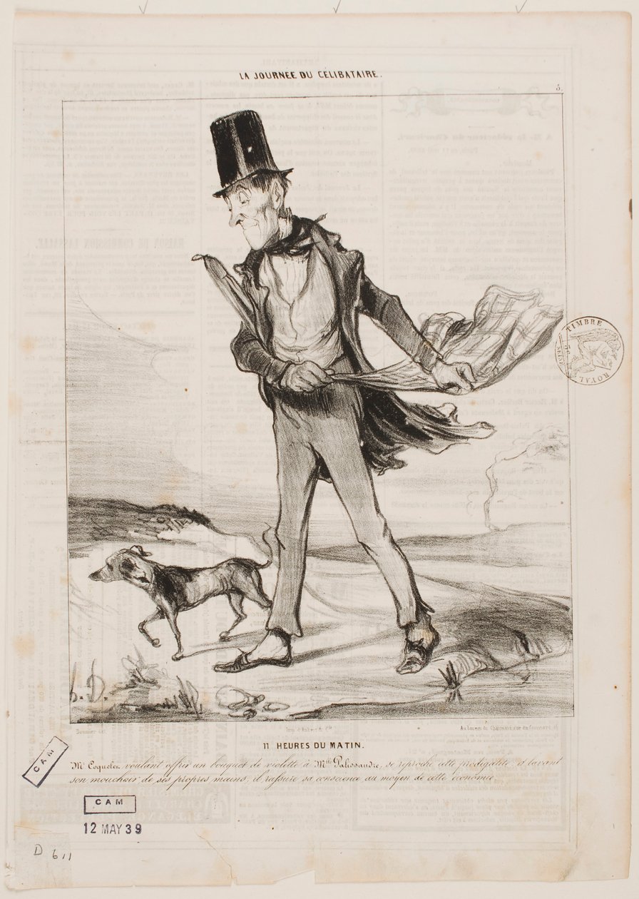 Jedenasta rano autorstwa Honoré Daumier