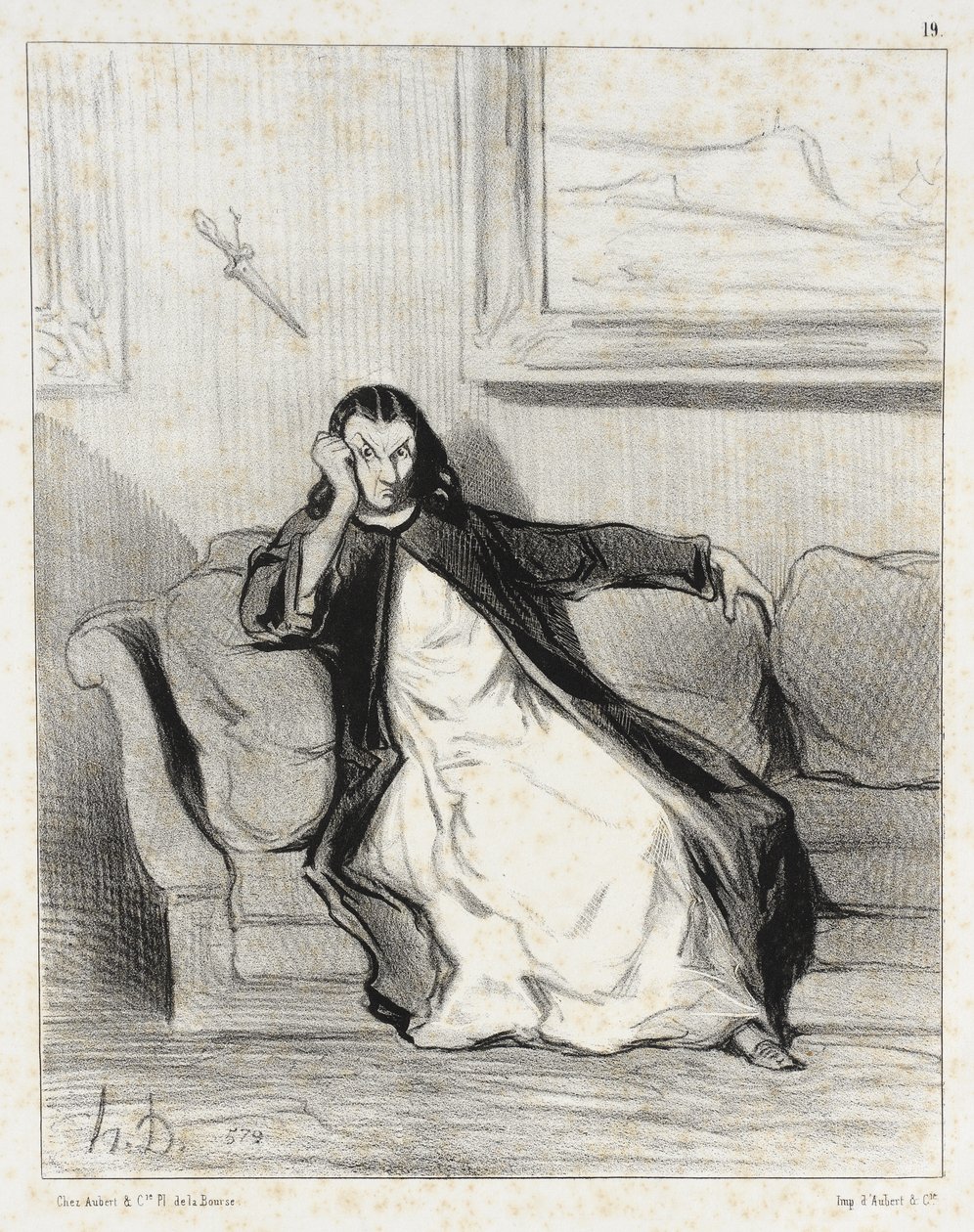 Do diabła!...wygwizdano!... autorstwa Honoré Daumier
