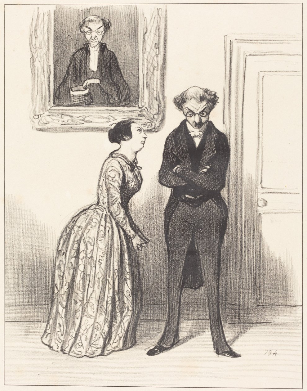 A pomyśleć, że nie udało mi się doprowadzić do skazania trzech oskarżonych!... autorstwa Honoré Daumier