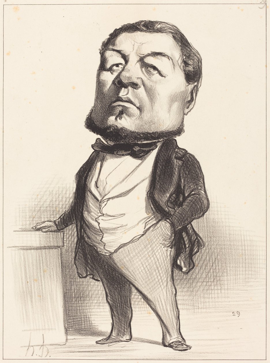 F.J. Ducoux autorstwa Honoré Daumier