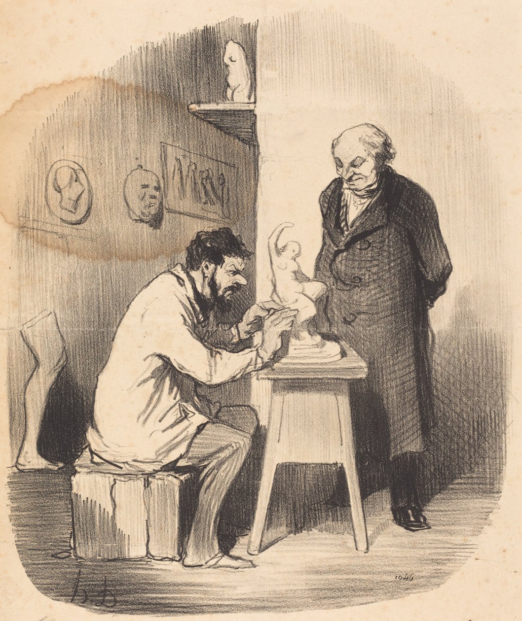 Pewnego dnia będę musiał kazać panu zrobić... autorstwa Honoré Daumier