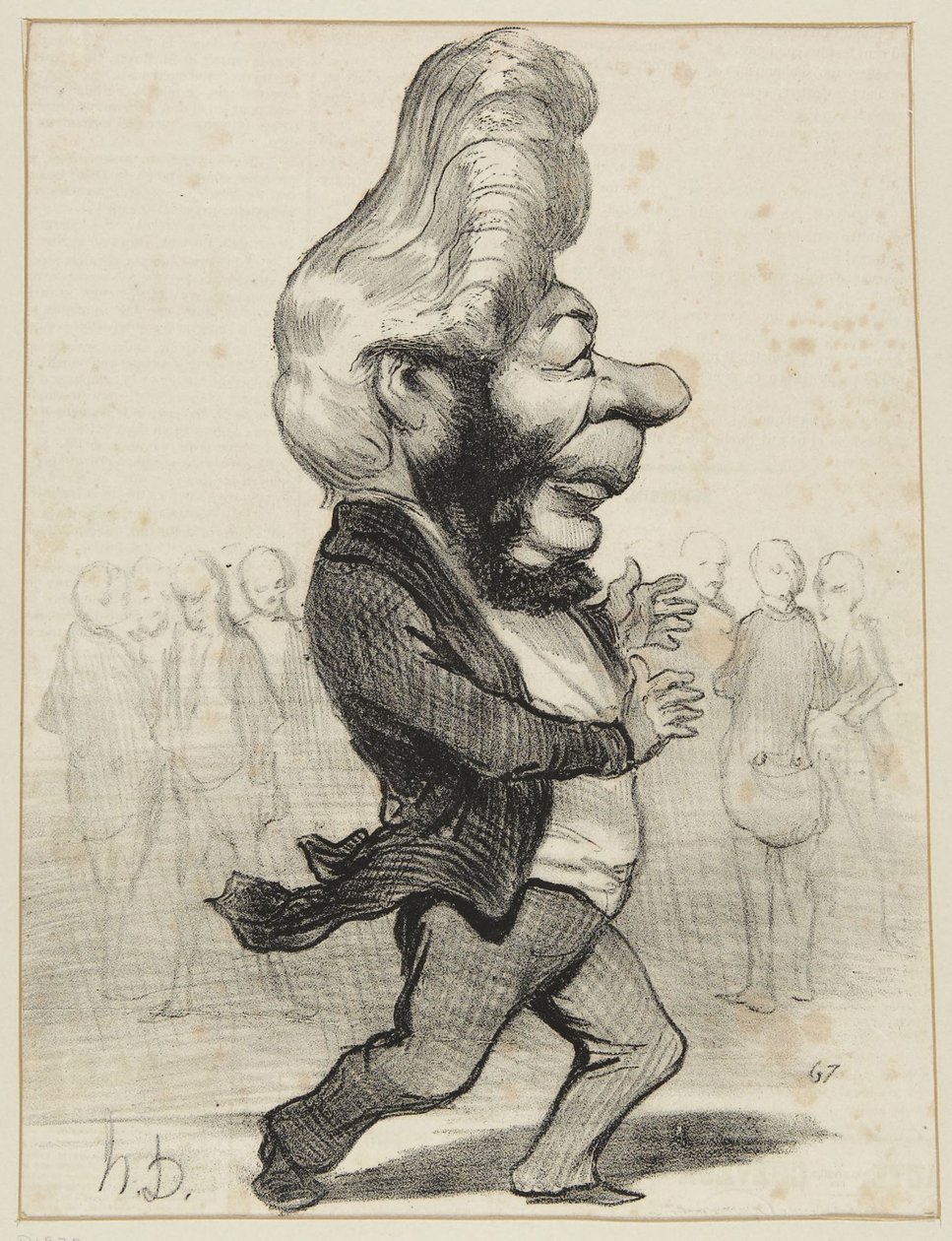 „Ferdinand Favre” autorstwa Honoré Daumier