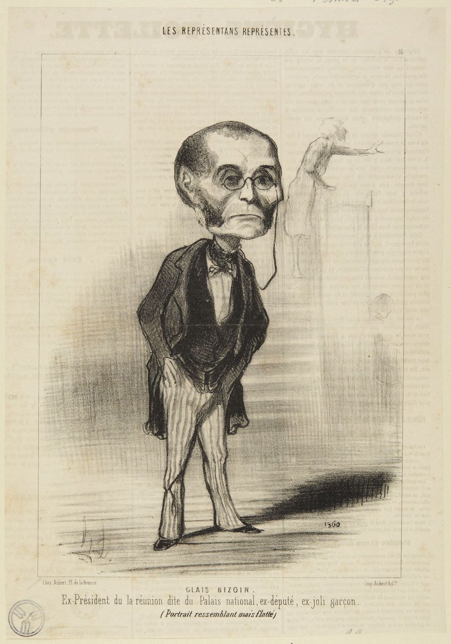 „Glais Bizoin” autorstwa Honoré Daumier