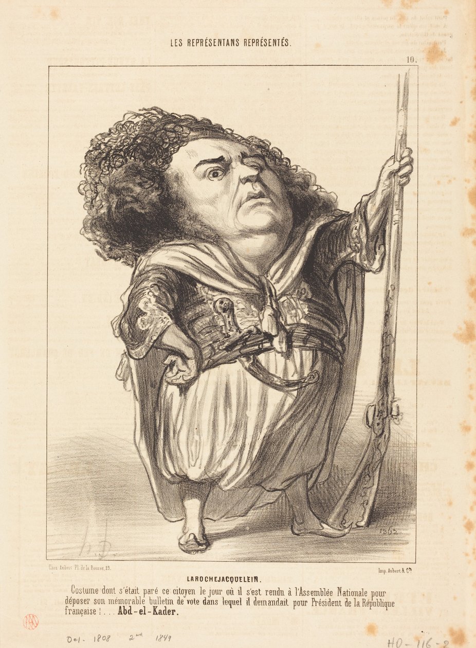 Henri de Larochejacquelein autorstwa Honoré Daumier