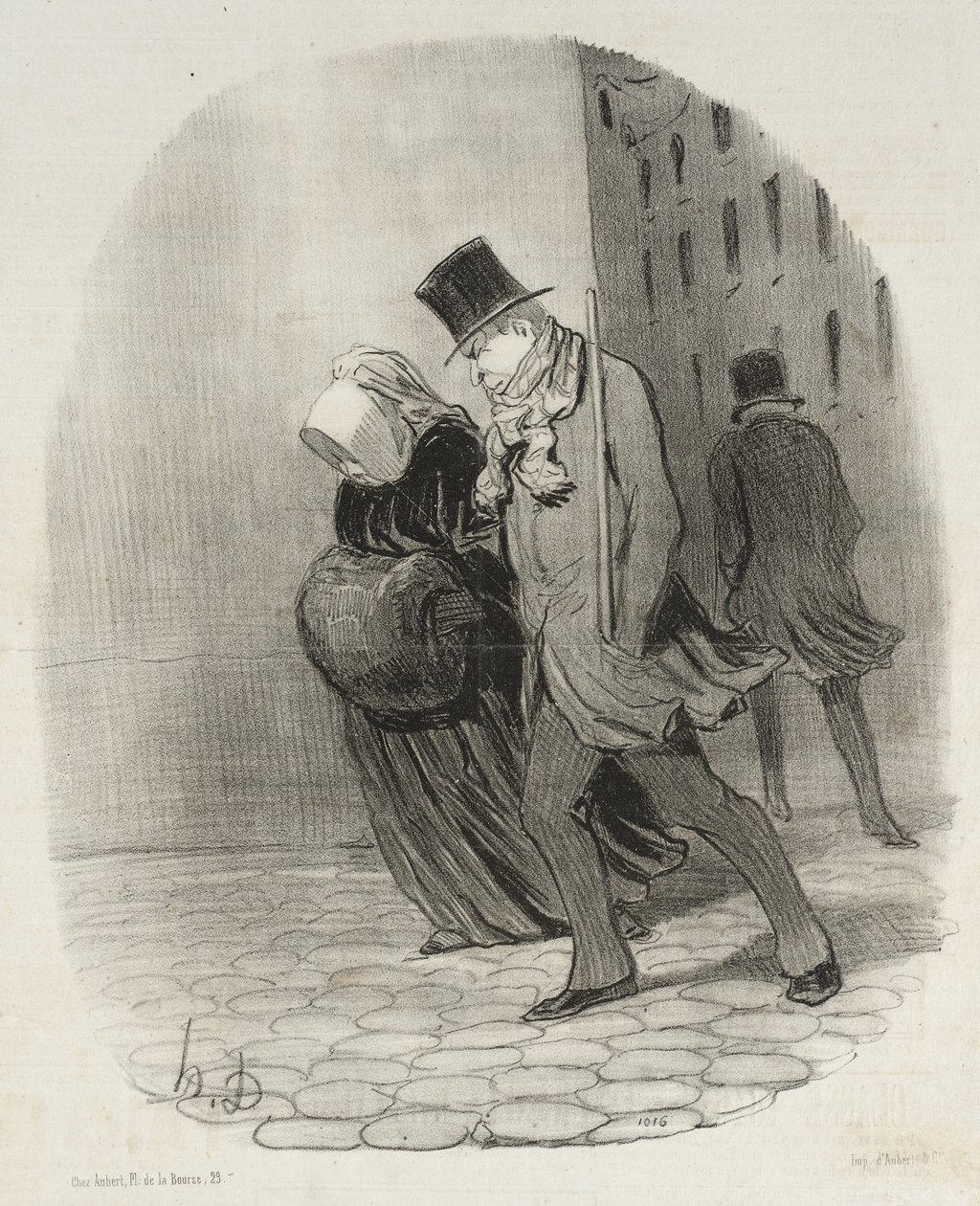 Osiem stopni poniżej zera autorstwa Honoré Daumier