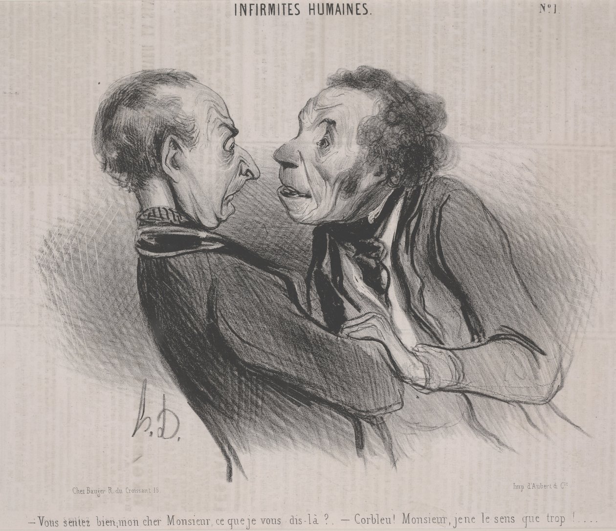 Ludzkie słabości, nie. 1 autorstwa Honoré Daumier
