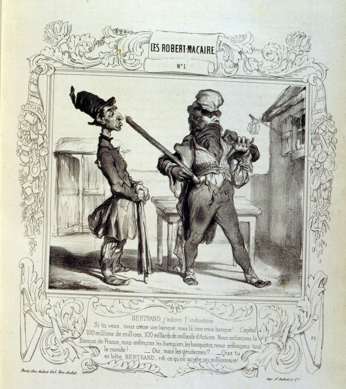 Pomysły i legendy Philipon autorstwa Honoré Daumier