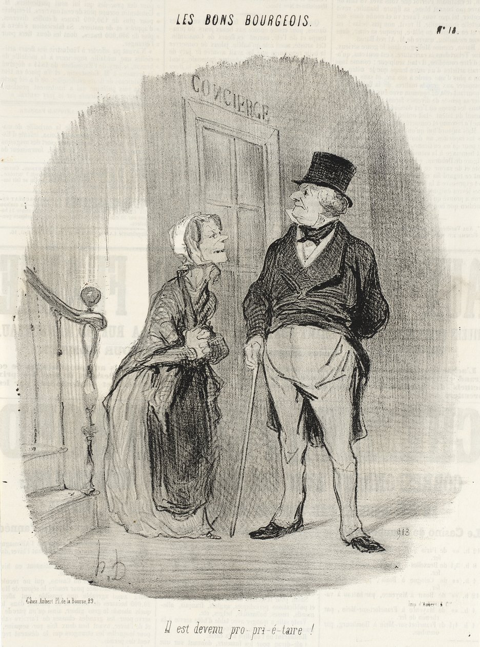 Został właścicielem! autorstwa Honoré Daumier