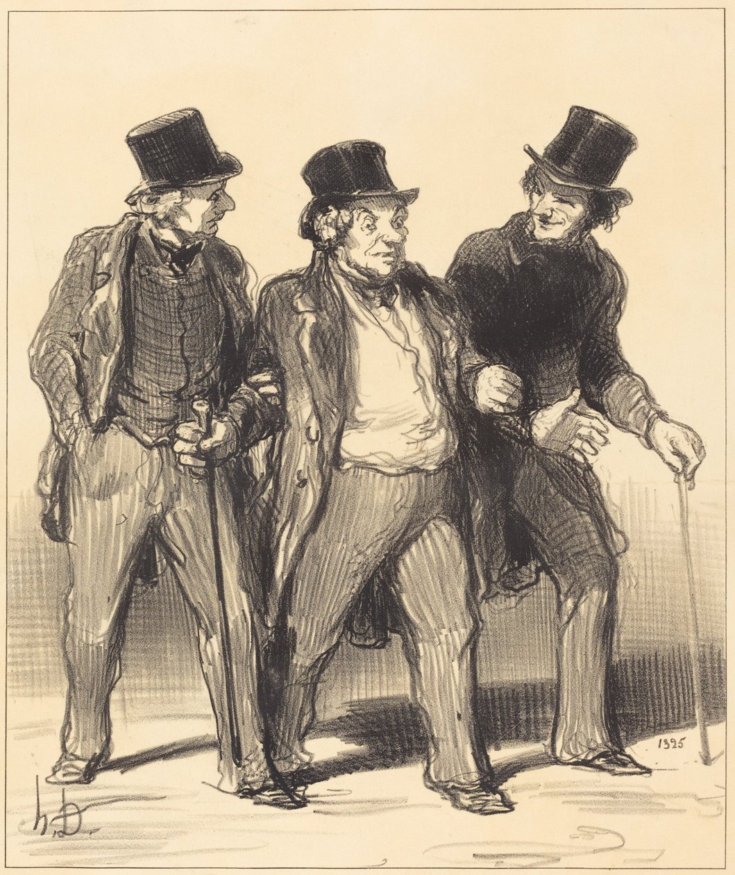 Wydaje mi się, że widzę... psa... bez kagańca!... autorstwa Honoré Daumier