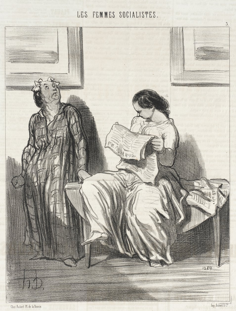 Podobno kluby zostaną... zamknięte... autorstwa Honoré Daumier