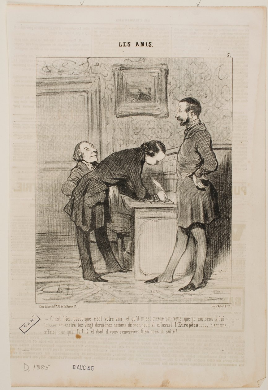 To tylko dlatego, że jest twoim przyjacielem... autorstwa Honoré Daumier
