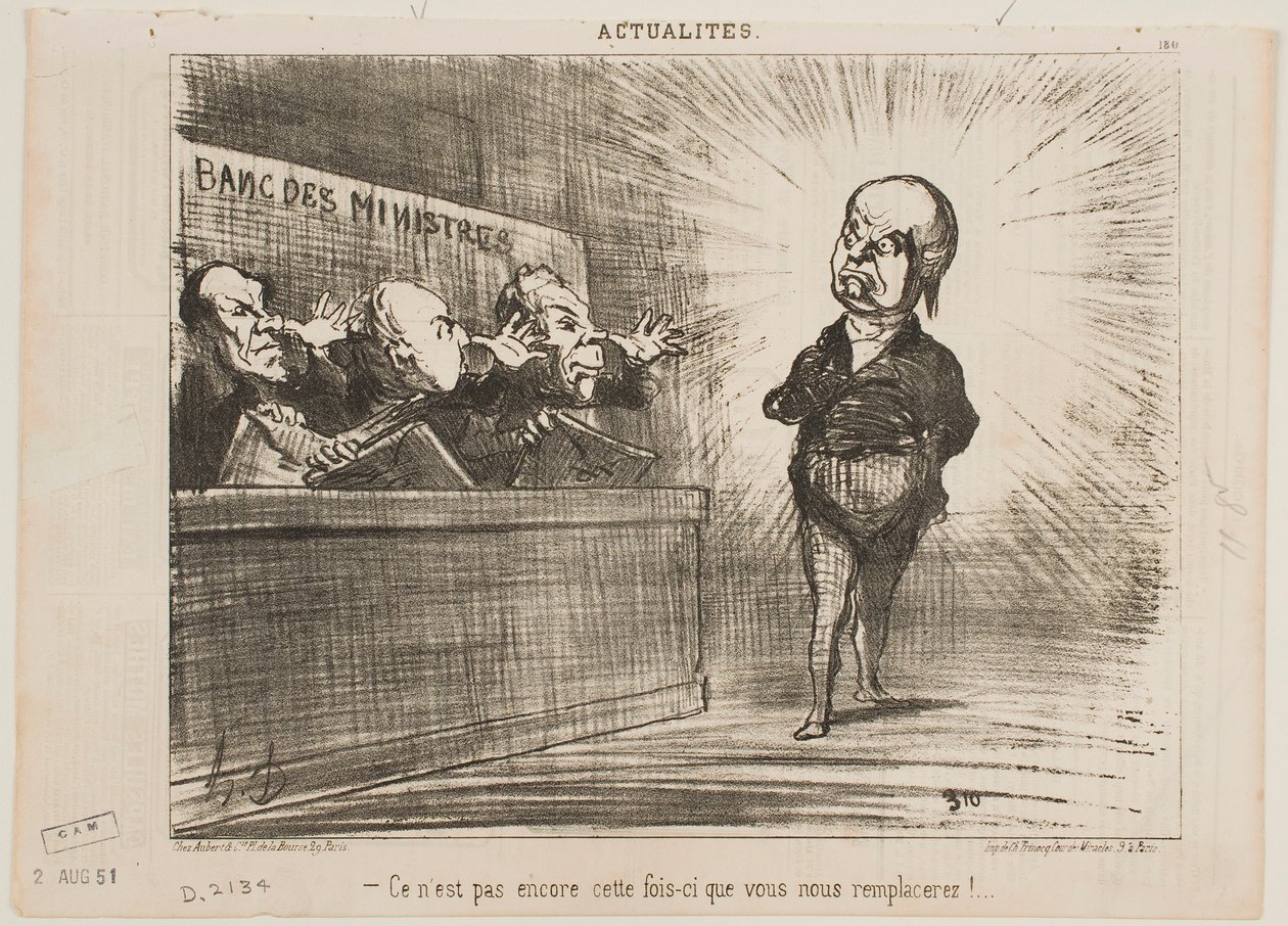 To jeszcze nie wasza kolej, by nas zastąpić. autorstwa Honoré Daumier