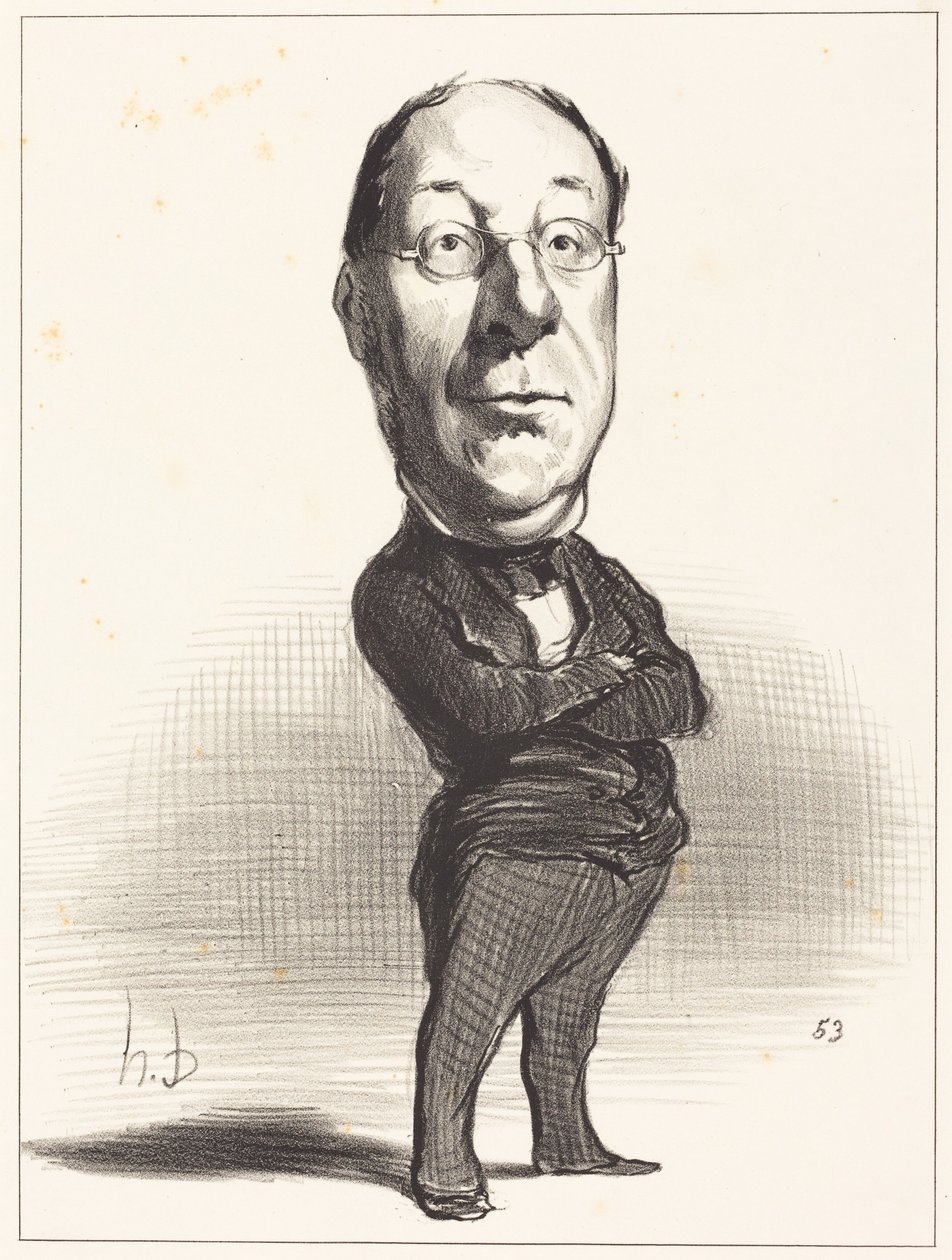 J.-B. Gustave de Laboulie autorstwa Honoré Daumier