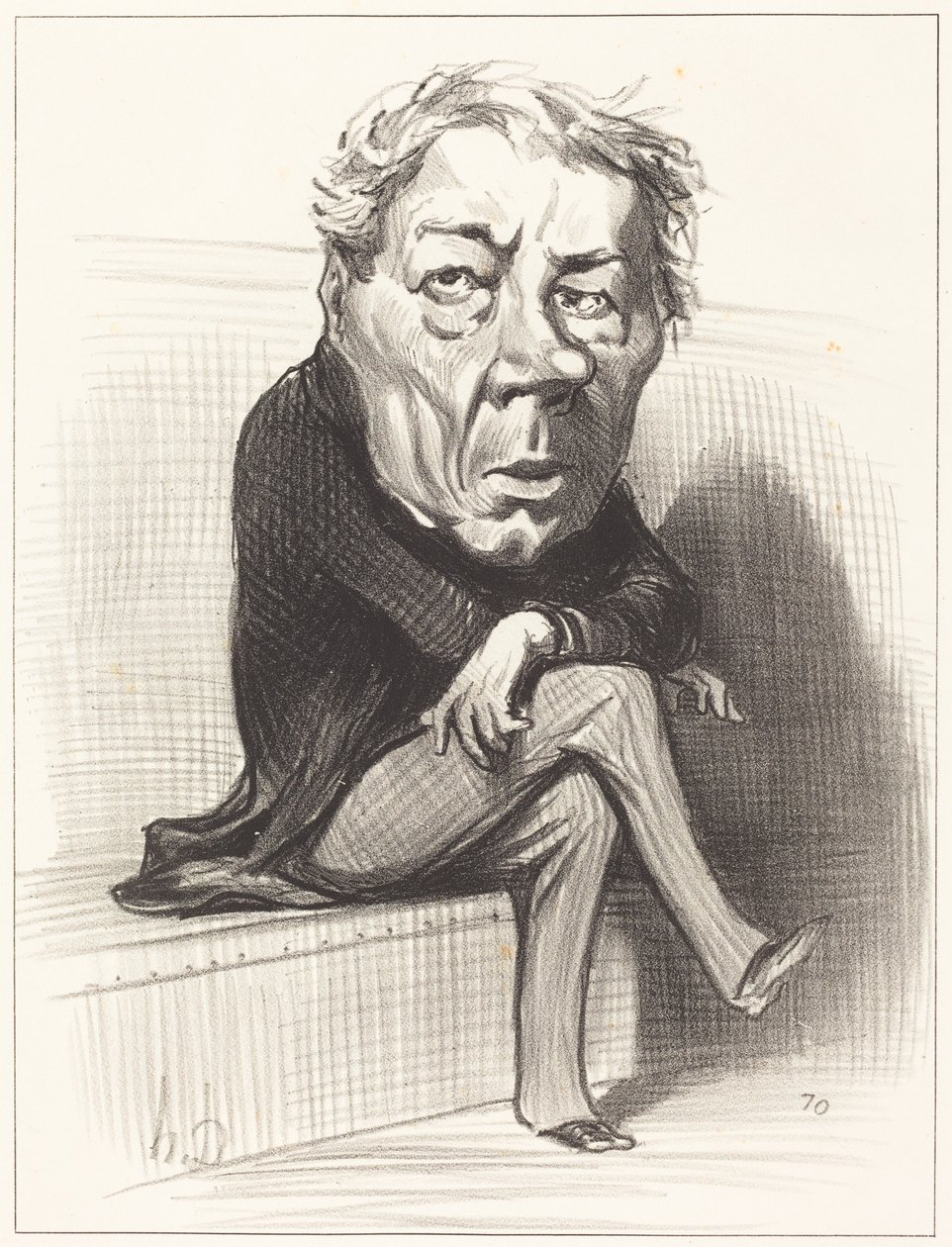 J. Marie Joseph Deville autorstwa Honoré Daumier
