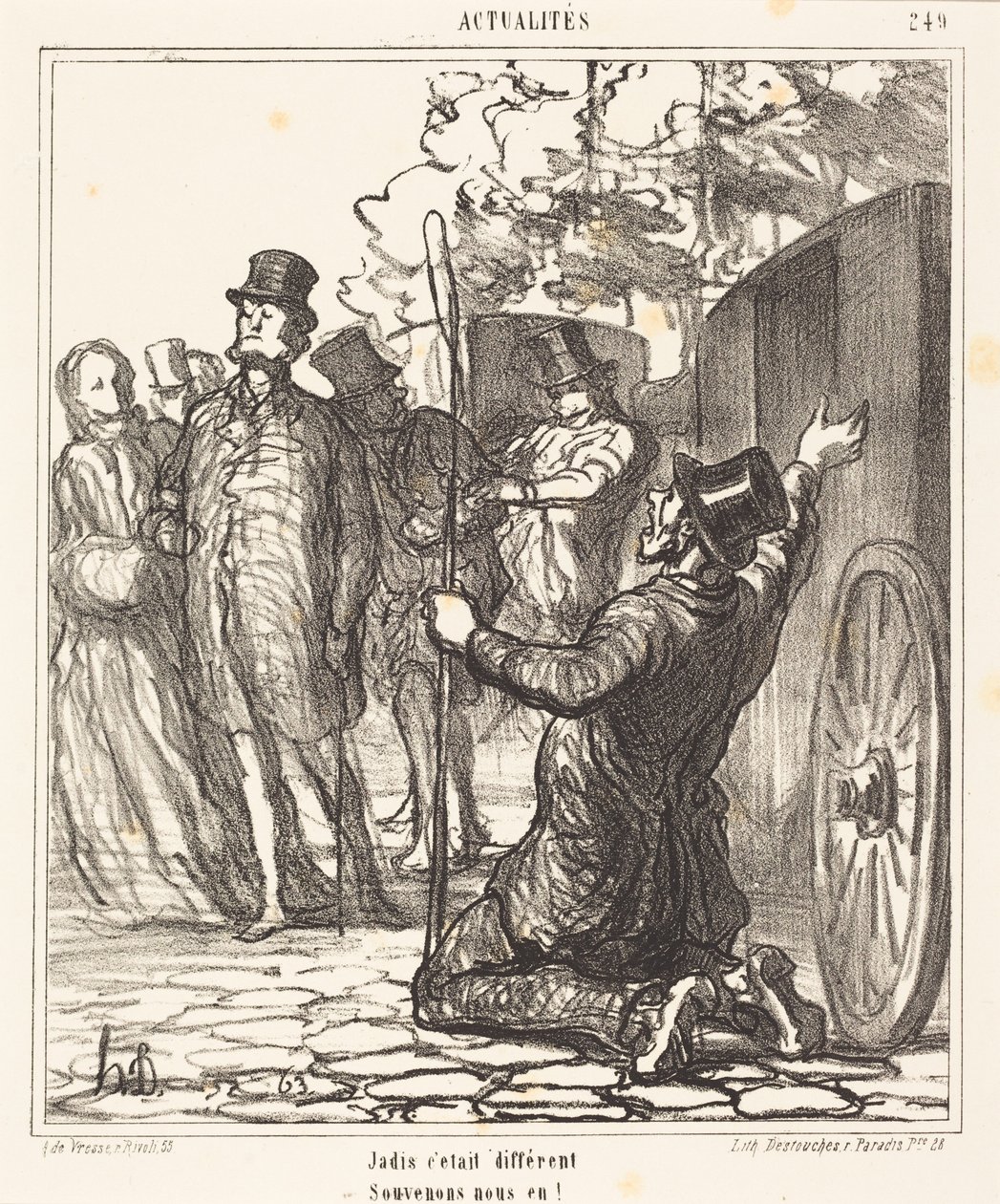 Dawniej było inaczej autorstwa Honoré Daumier