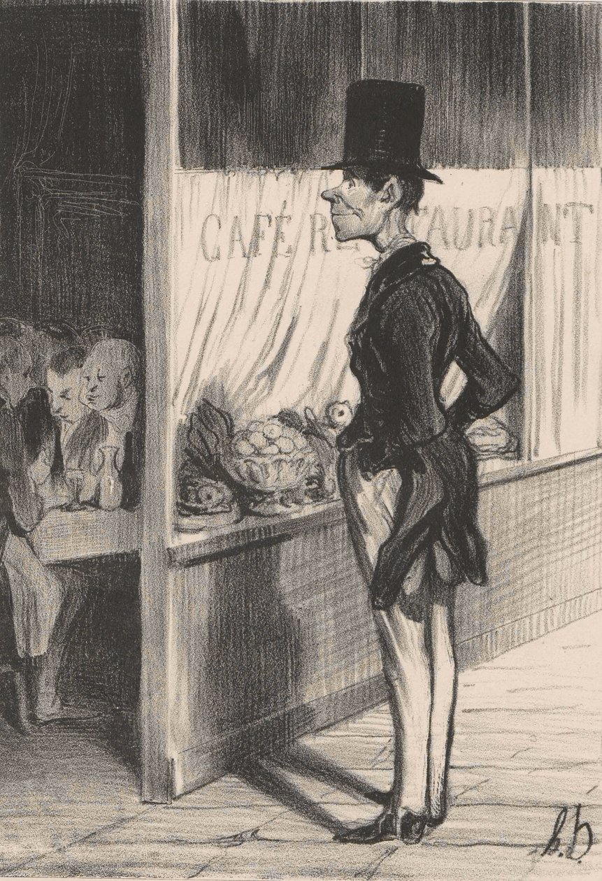 Mam trzy grosze autorstwa Honoré Daumier