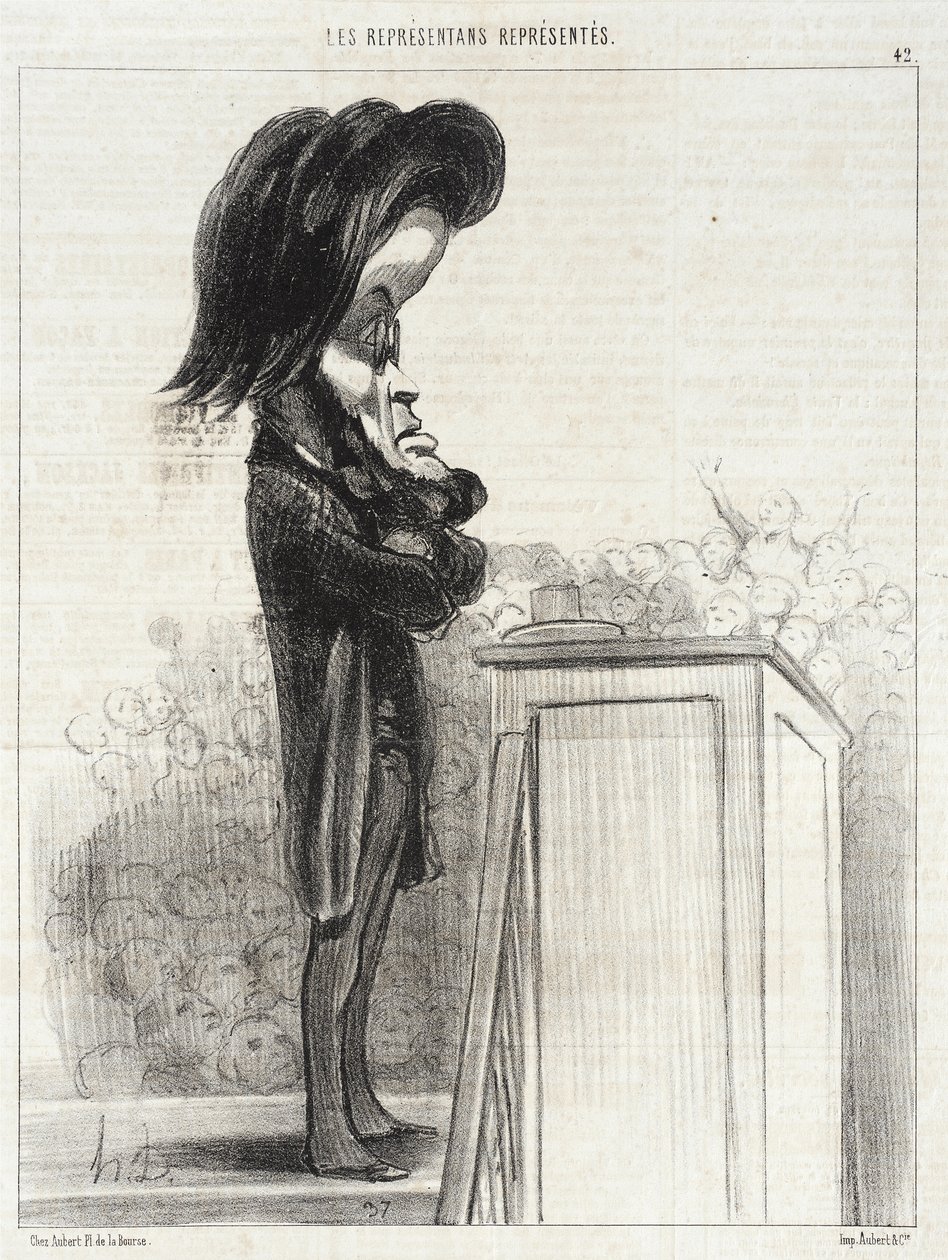 Jules Favre autorstwa Honoré Daumier