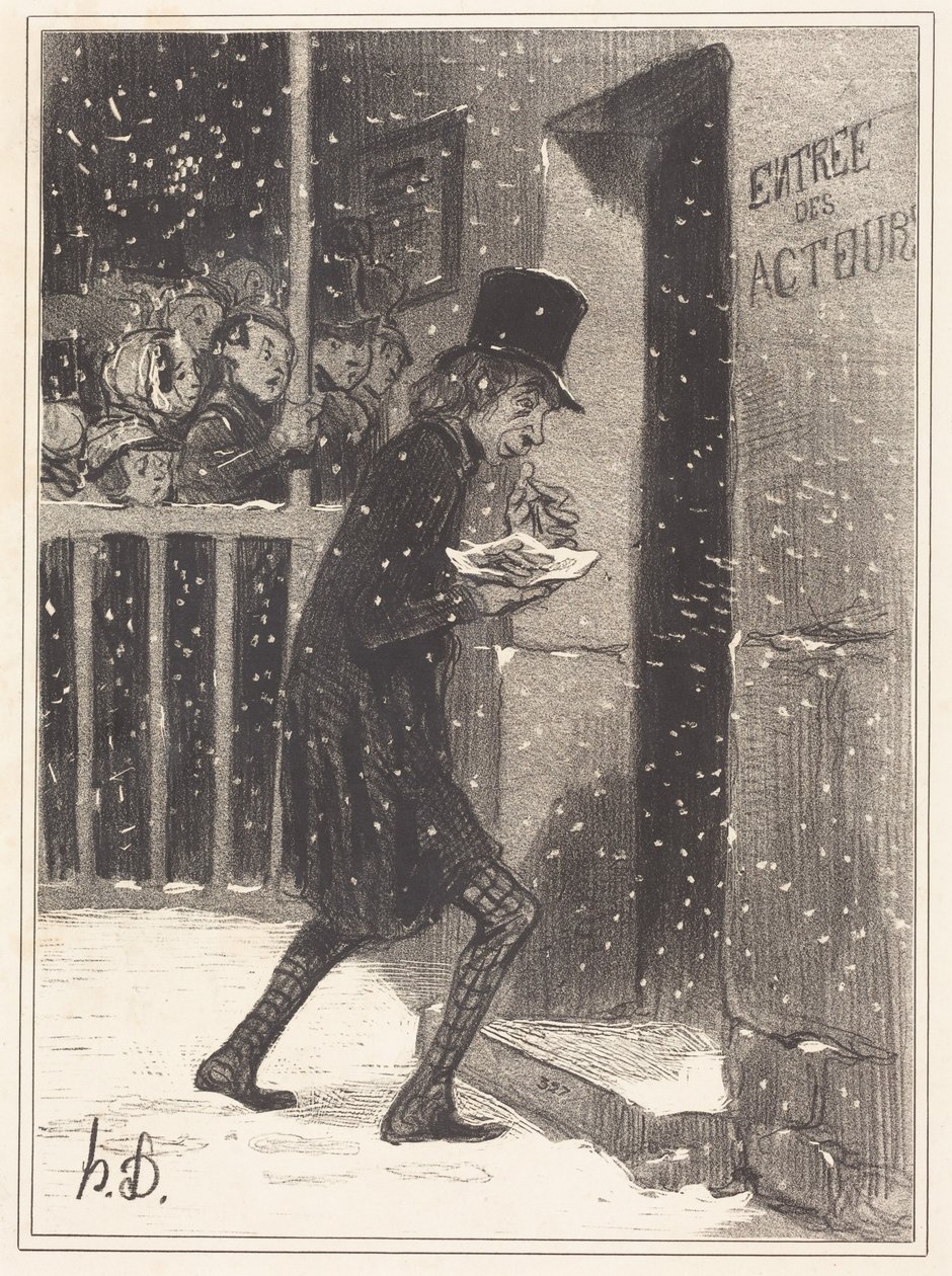 Aktor z Funambules autorstwa Honoré Daumier