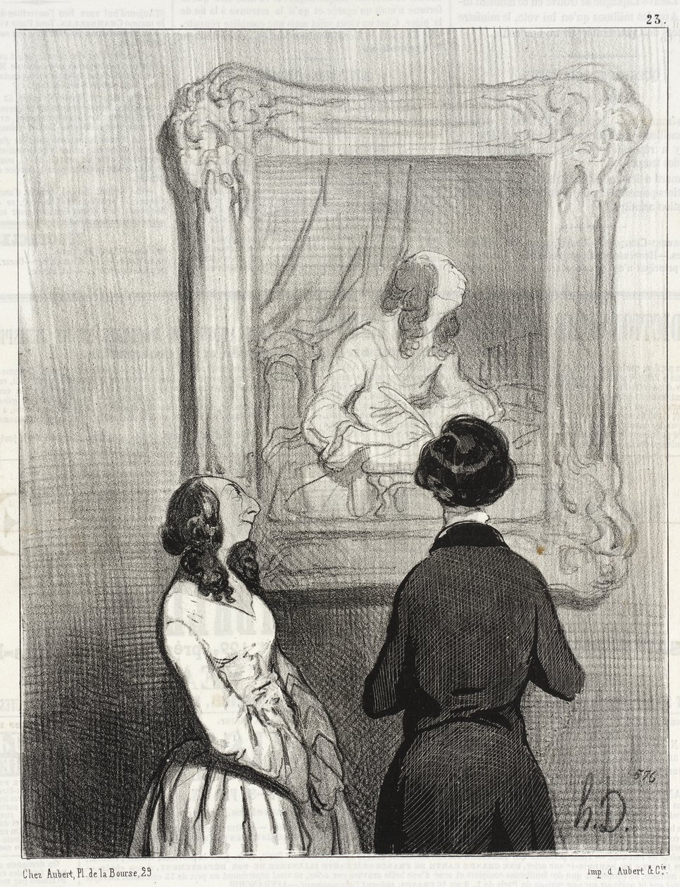 Artysta przedstawił mnie w chwili, gdy to piszę... autorstwa Honoré Daumier