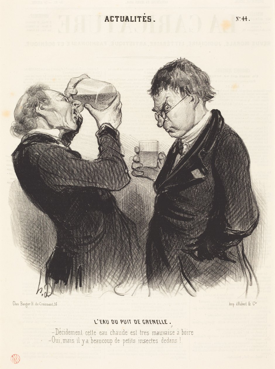 Woda ze studni w Grenelle autorstwa Honoré Daumier