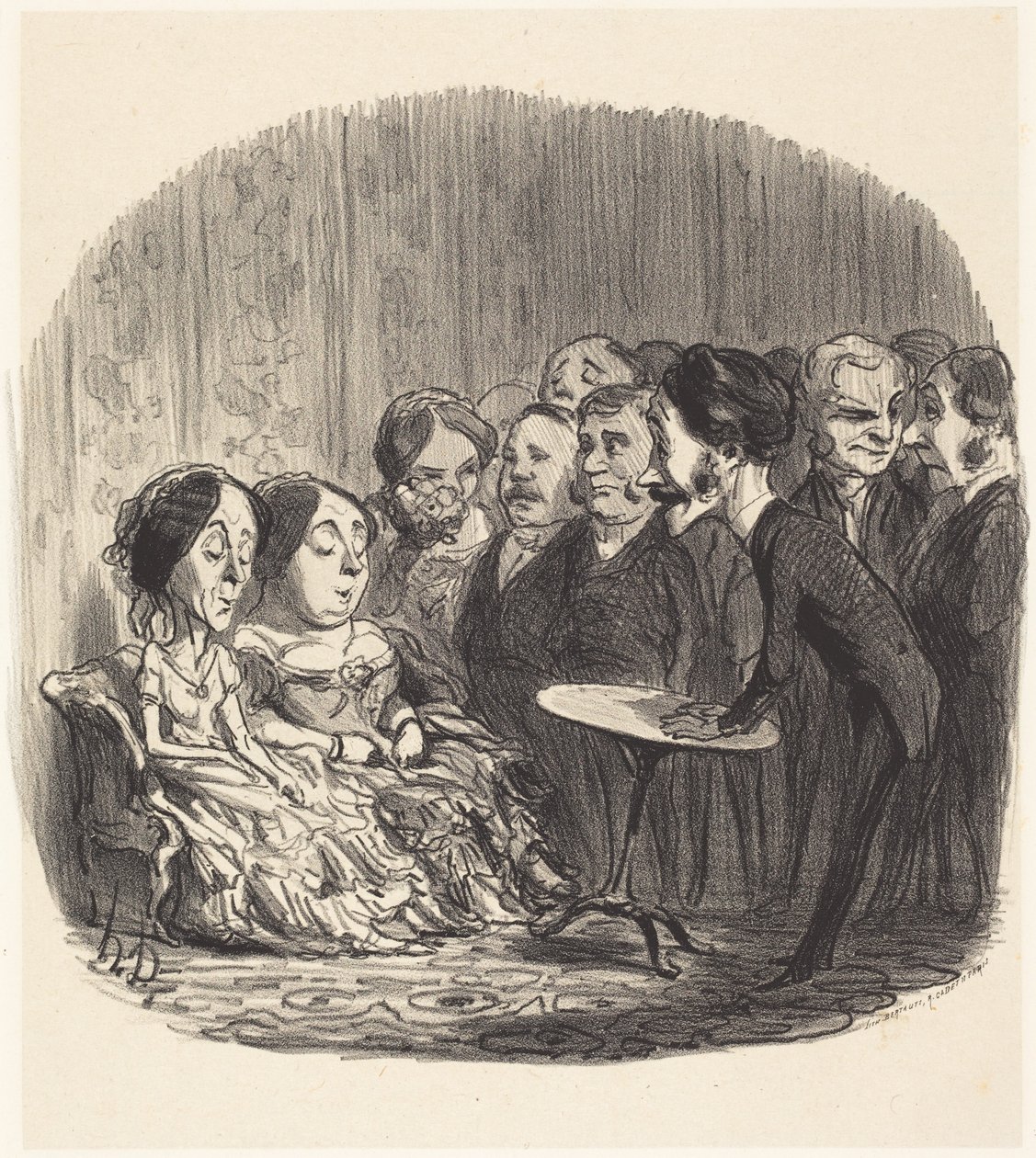 Poltergeist autorstwa Honoré Daumier