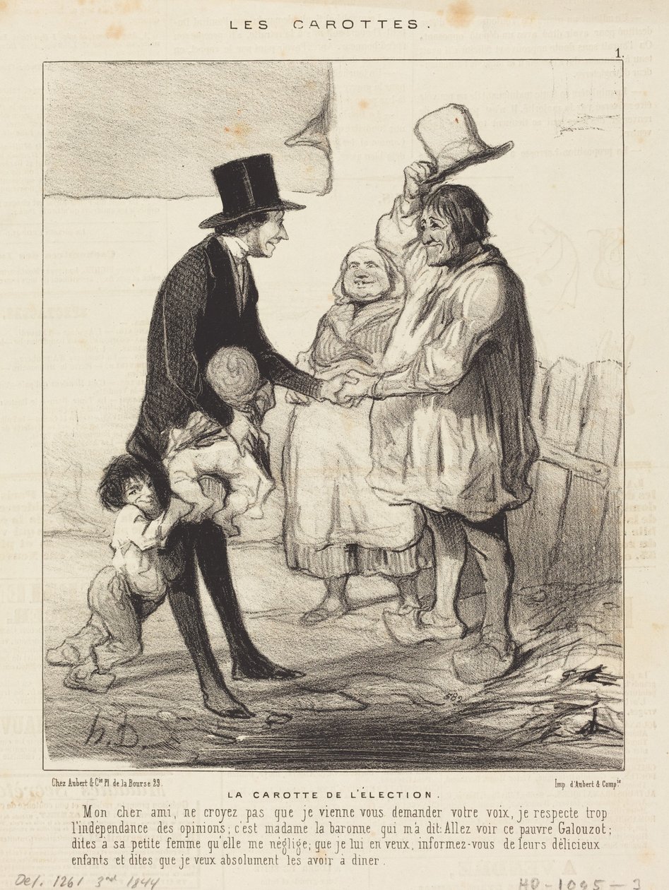Marchewka wyborcza autorstwa Honoré Daumier
