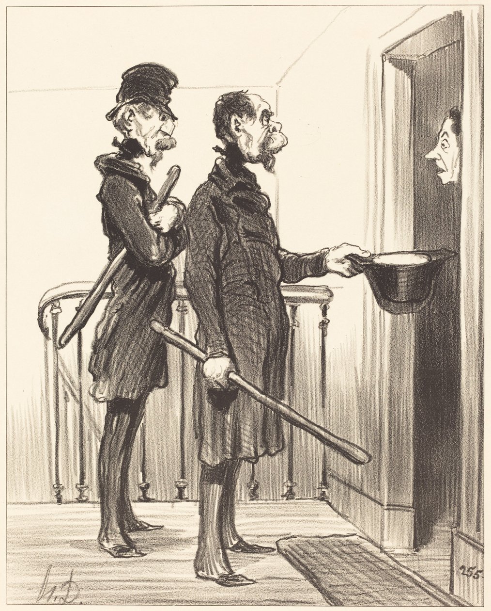 Subskrypcja napoleońska autorstwa Honoré Daumier