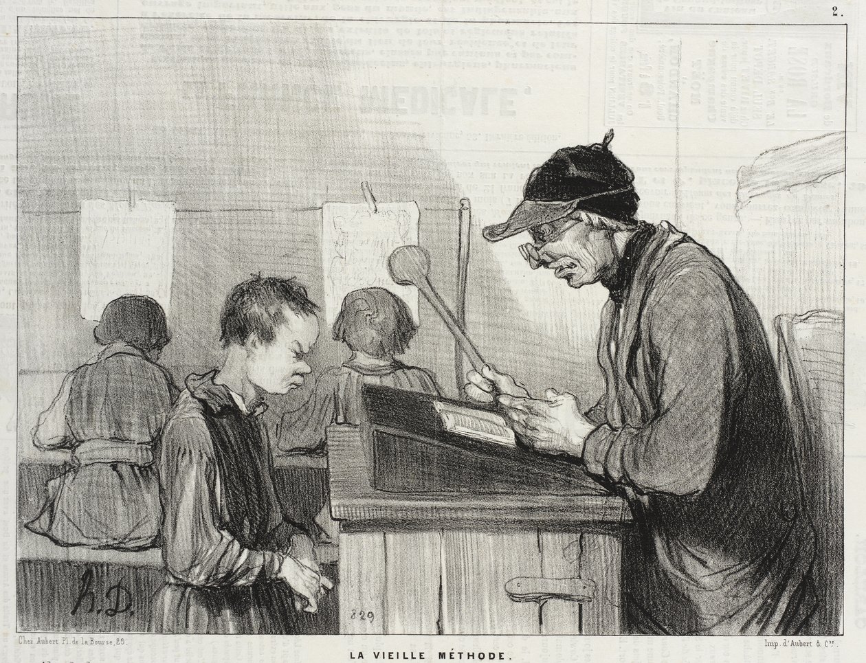 Stara metoda autorstwa Honoré Daumier
