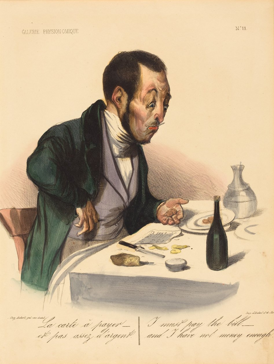 Rachunek do zapłacenia autorstwa Honoré Daumier