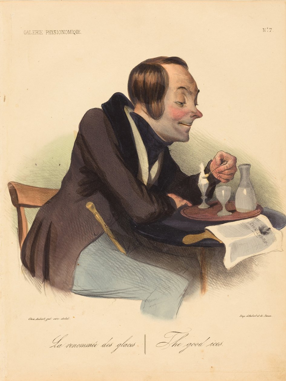 Sława lodów autorstwa Honoré Daumier