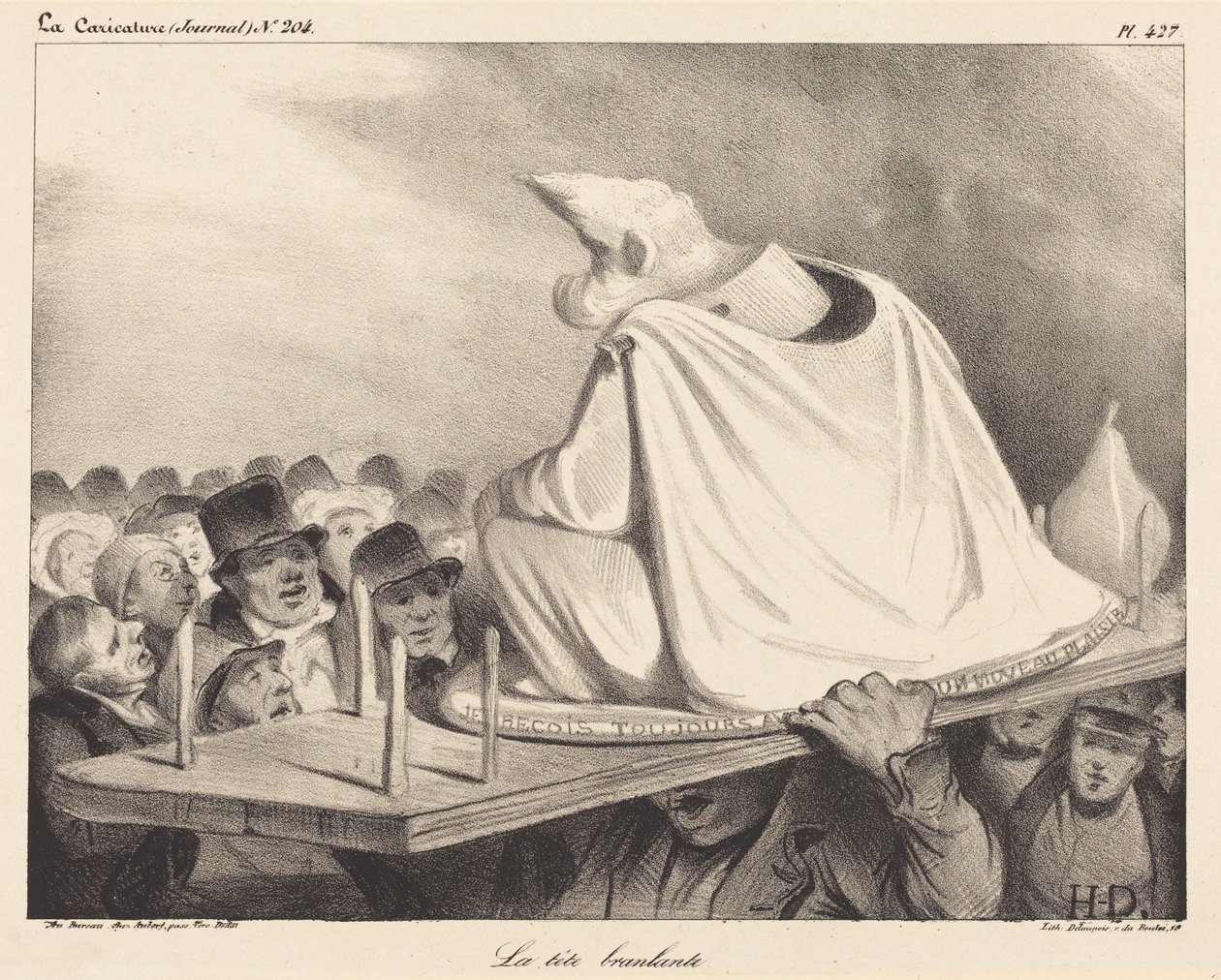 Chwiejąca się głowa autorstwa Honoré Daumier