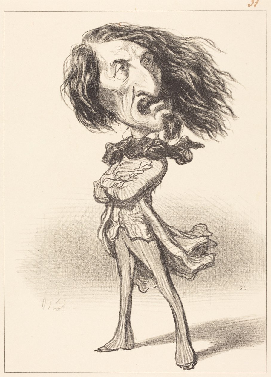 Lagrange autorstwa Honoré Daumier