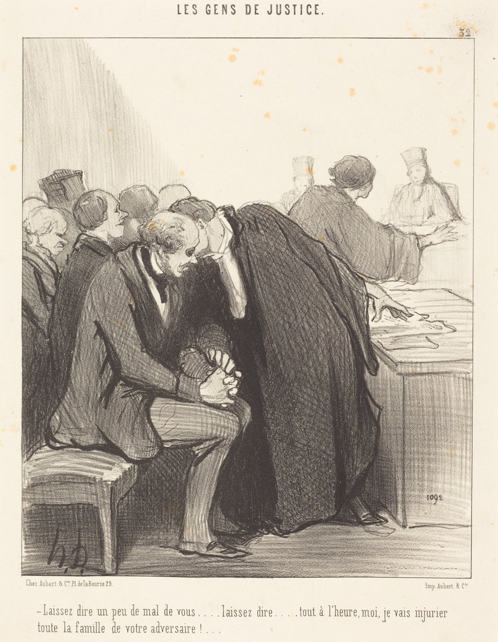 Niech powiedzą o was trochę złego... autorstwa Honoré Daumier