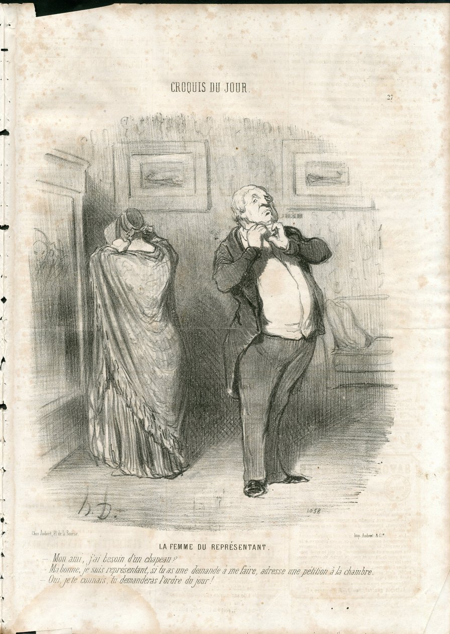 Charivari autorstwa Honoré Daumier