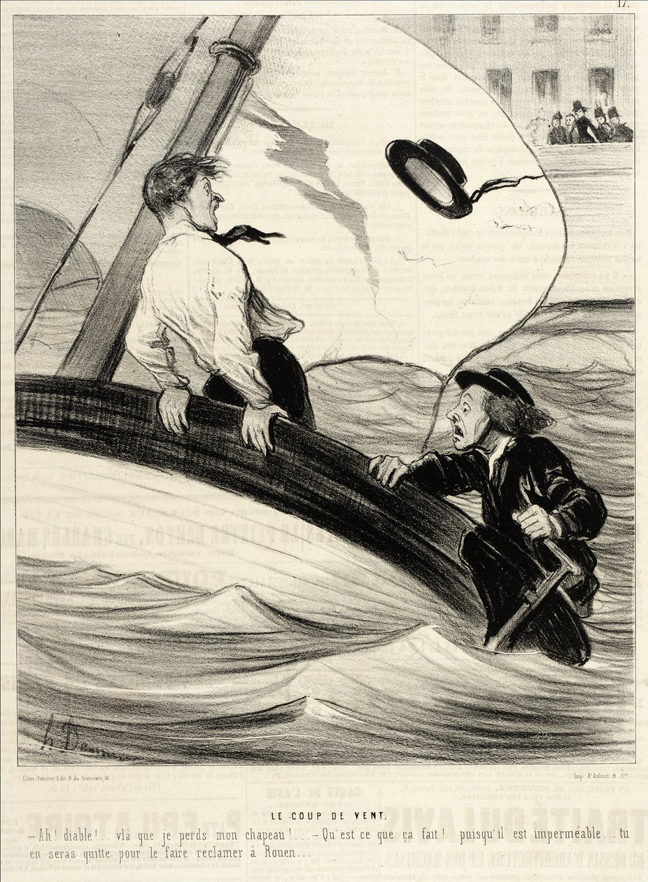 Podmuch wiatru autorstwa Honoré Daumier