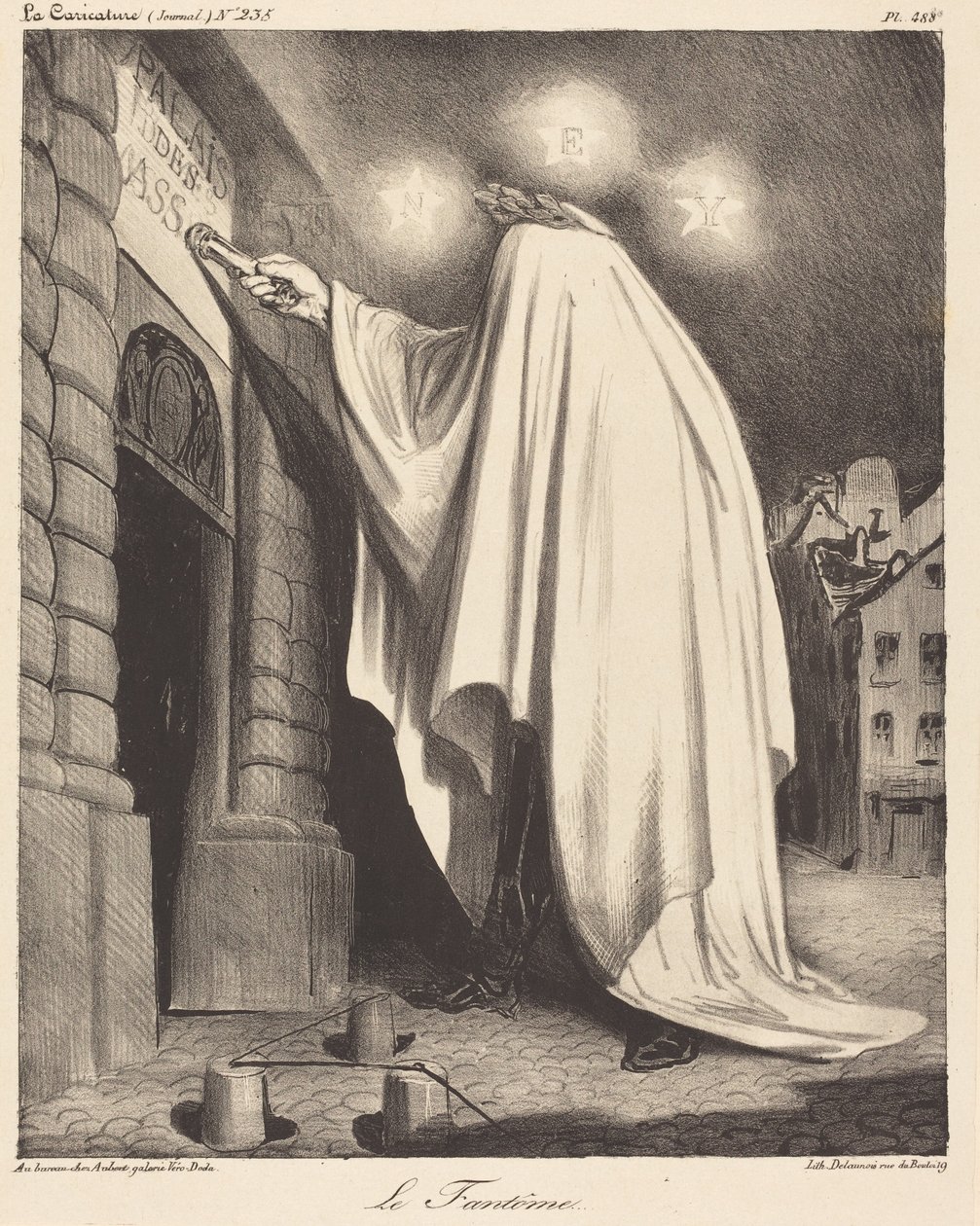 Le Fantome autorstwa Honoré Daumier