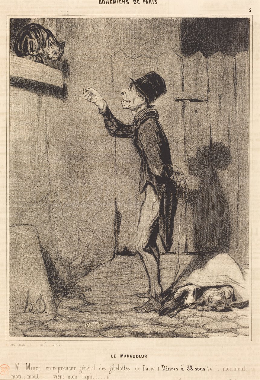 Łupieżca autorstwa Honoré Daumier