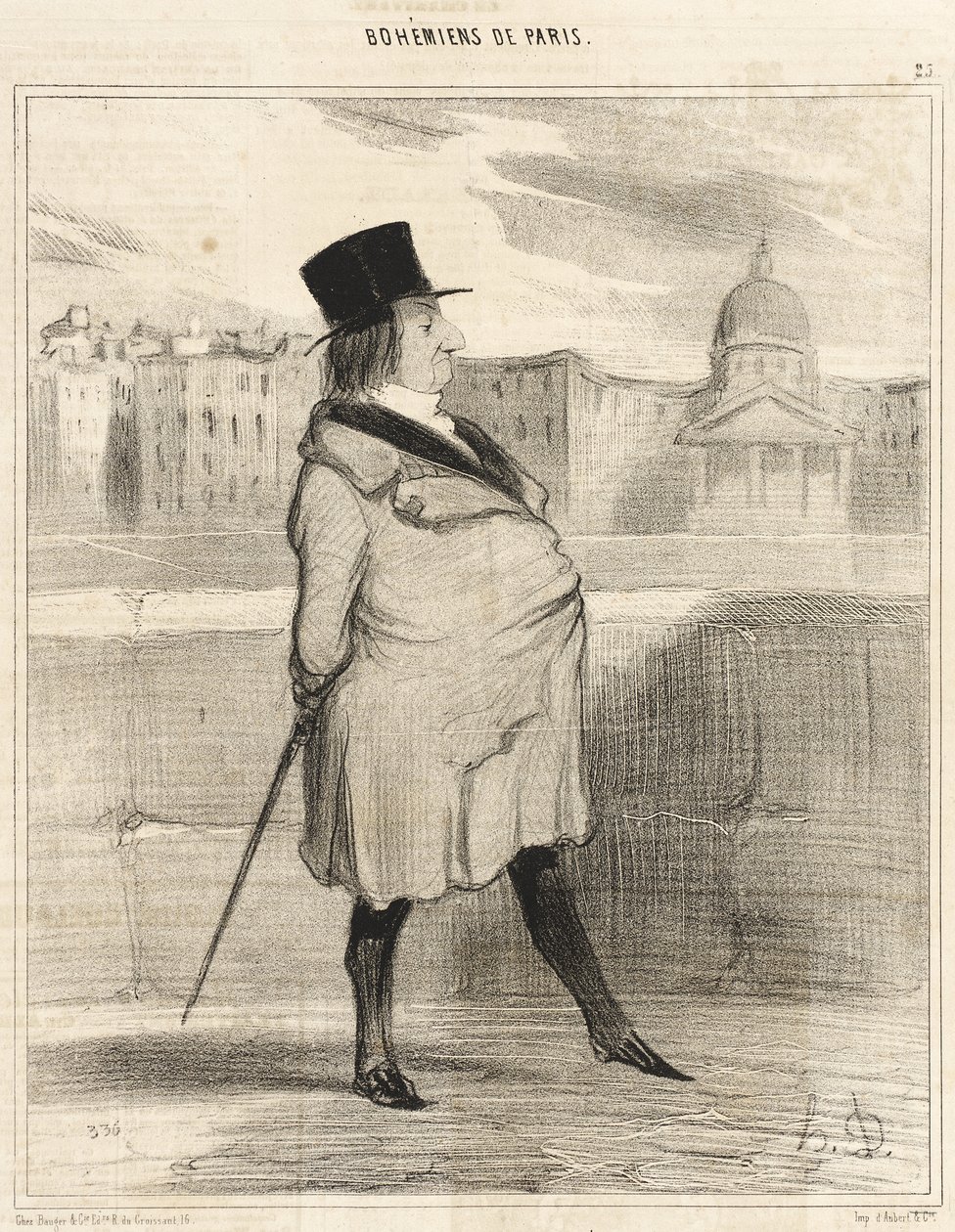 Członek wszystkich akademii autorstwa Honoré Daumier