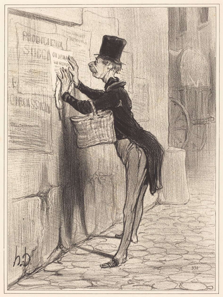 Bileter autorstwa Honoré Daumier