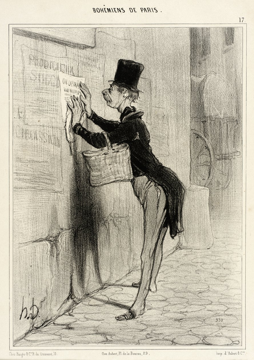 Bileter autorstwa Honoré Daumier