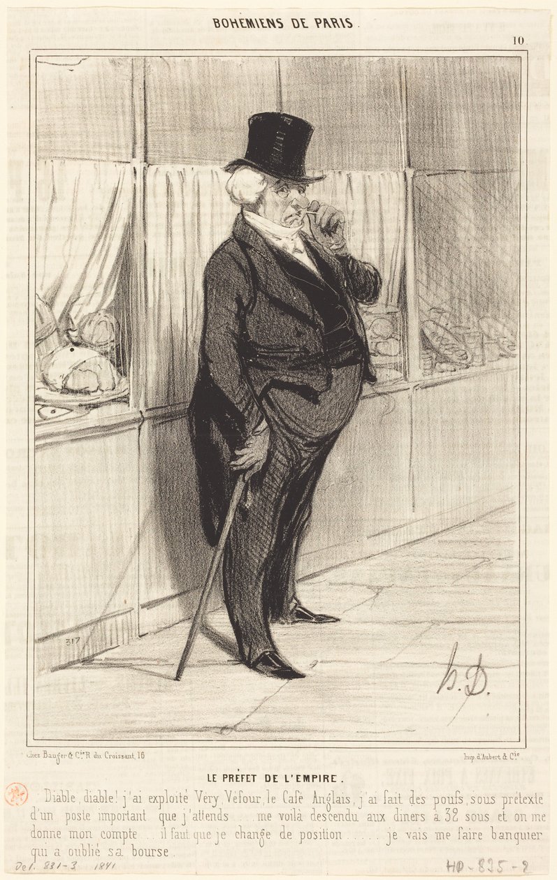 Prefekt Cesarstwa autorstwa Honoré Daumier
