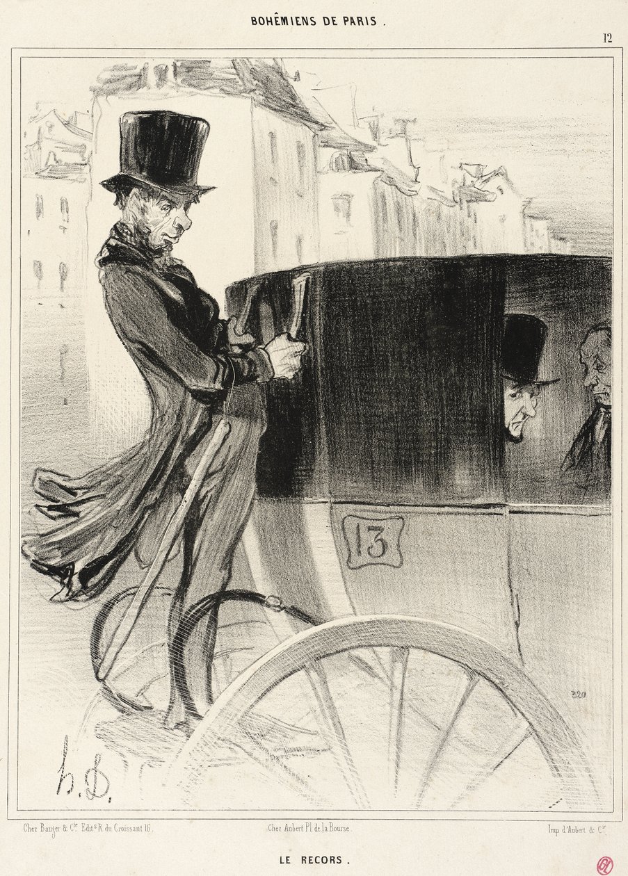 Le Recors autorstwa Honoré Daumier