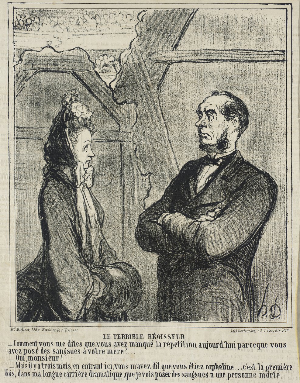 Straszliwy zarządca autorstwa Honoré Daumier