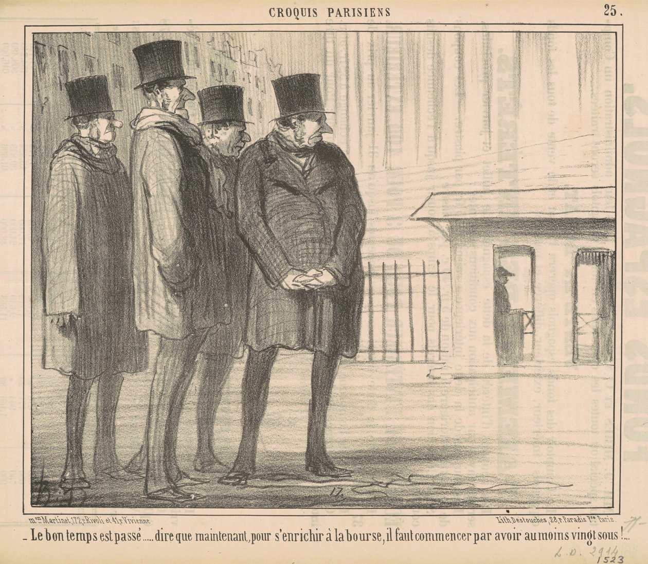 Dobre czasy minęły... autorstwa Honoré Daumier