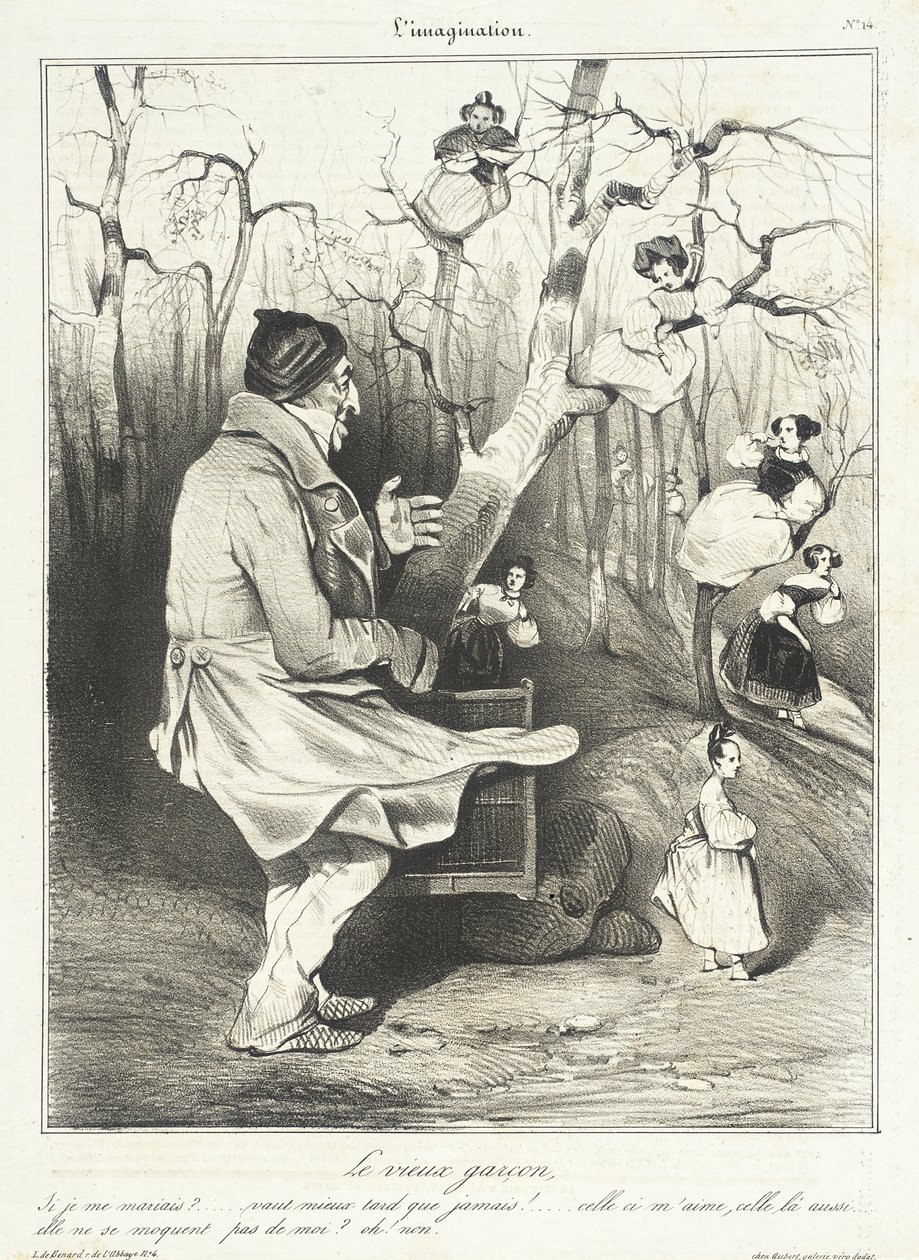 Stary kawaler autorstwa Honoré Daumier